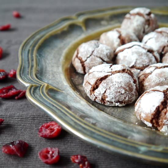 Cranberry Chocolate Cookies