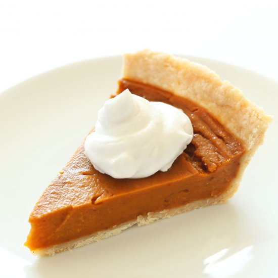 Vegan GF Pumpkin Pie