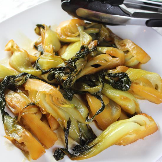Sweet and Sour Bok Choy