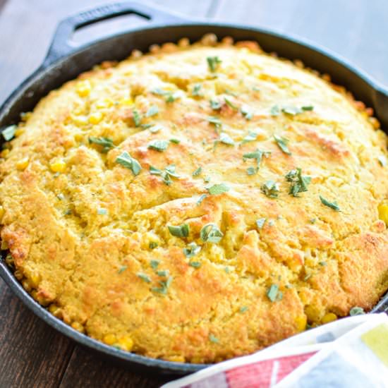 Brown Butter Skillet Cornbread …