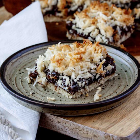Blueberry Coconut Slice
