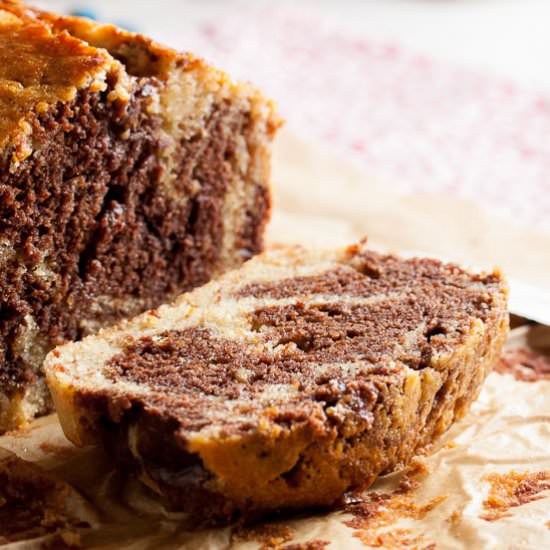 Chocolate Marble Banana Bread