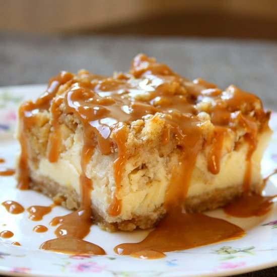Caramel apple greek yogurt crumb