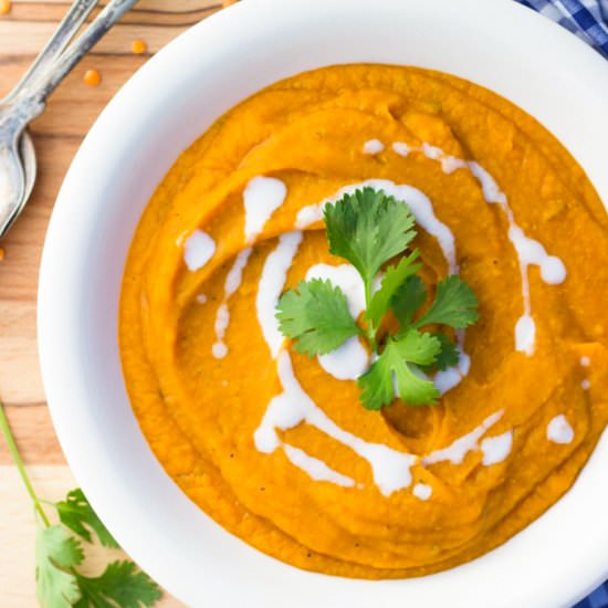 Carrot & Sweet Potato Soup