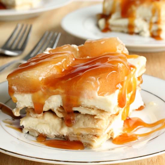 Caramel Apple Icebox Cake