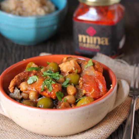 Slow cooker Moroccan chicken