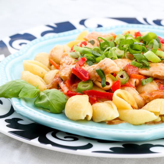Creamy Chicken with Gravy & Pasta