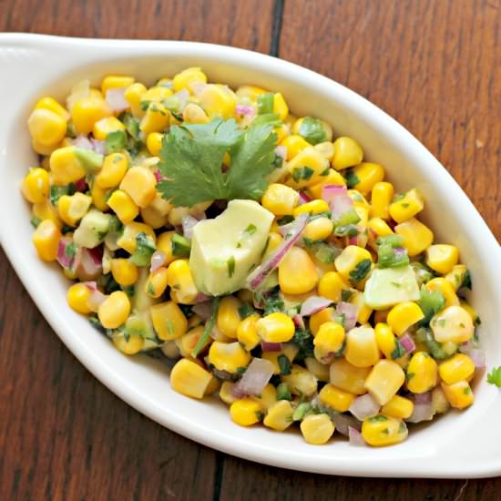 Cilantro Corn and Avocado Salsa