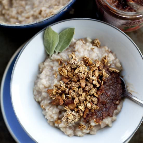 Coconut Brown Rice Porridge (GF)