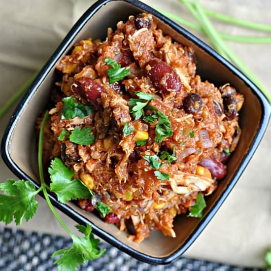 Crock Pot Mexican Quinoa Chili