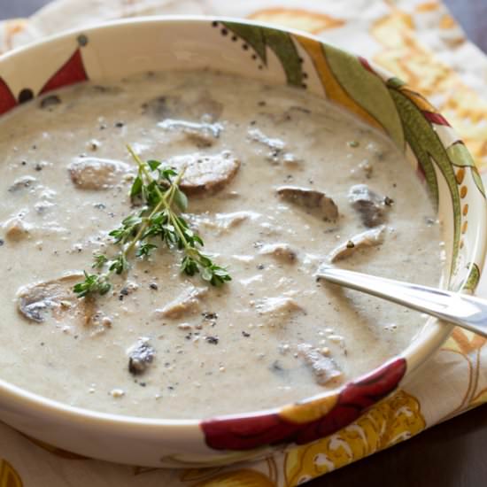 Creamy Wild Mushroom Soup