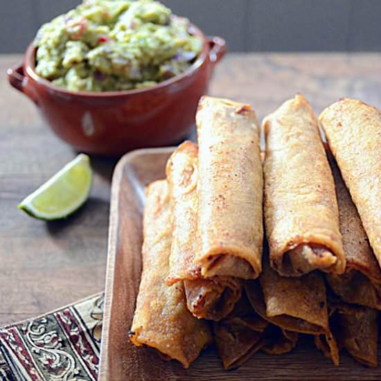 Taquitos with Guacamole