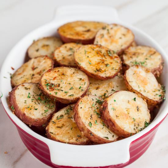 Onion Parmesan Roasted Potatoes