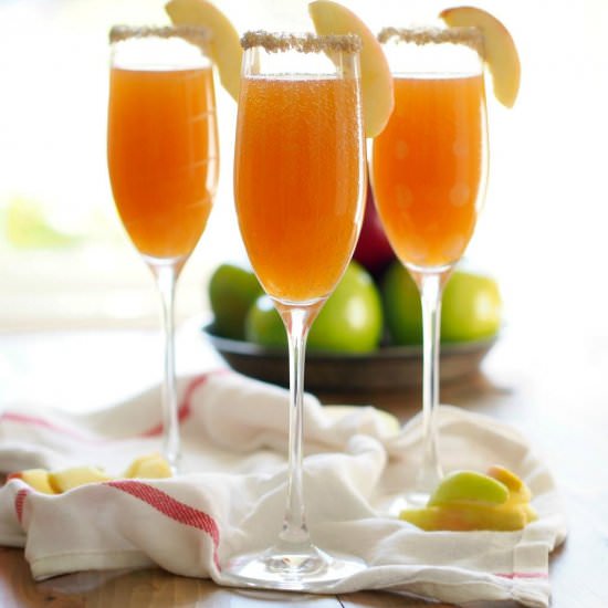 Apple Cider Mimosas
