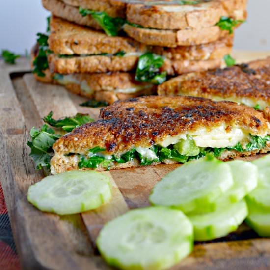 Grilled Cheese & Kale Sandwich