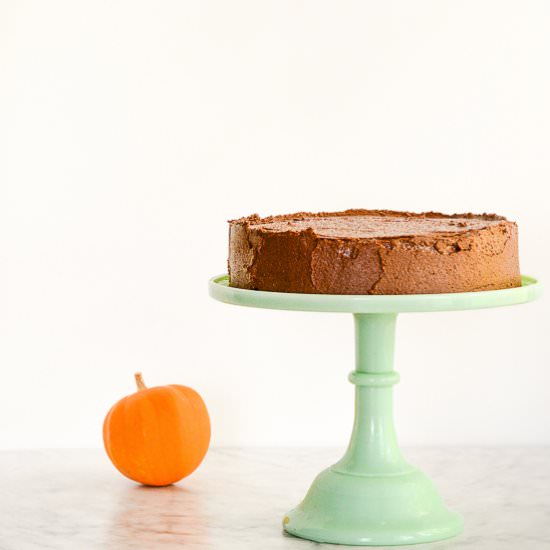 Pumpkin Maple Cake with Chocolate