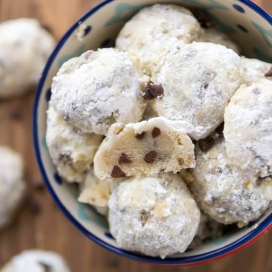 Chocolate Chip Snowball Cookies