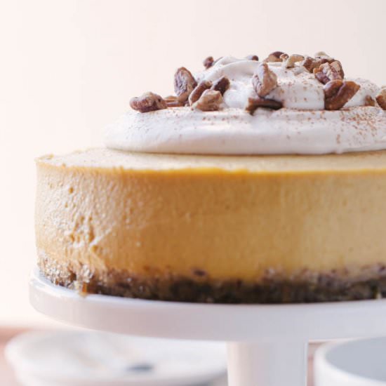 Raw Pumpkin Cheesecake