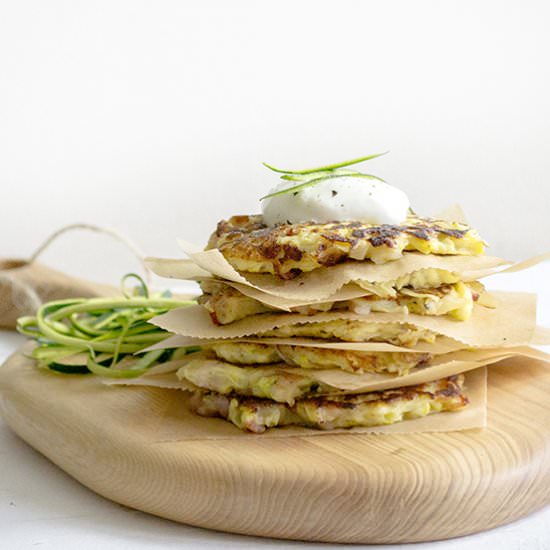 Zucchini pancakes