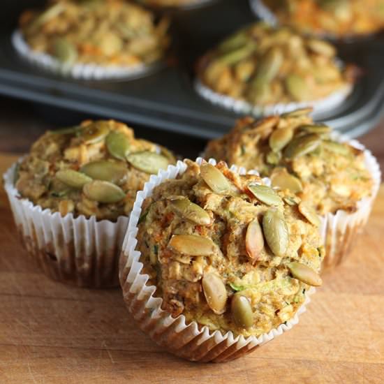 Healthy Morning Glory Muffins