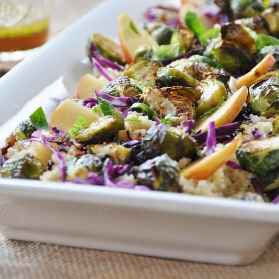 Brussels Sprouts, Apple, & Quinoa