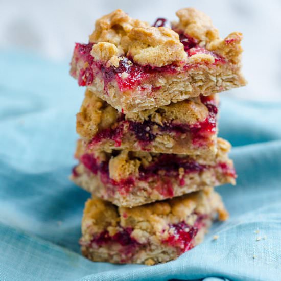 Cranberry-Oat Bars