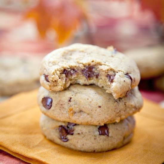 Pumpkin Chocolate Chip Cookies