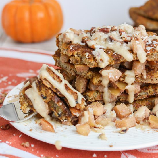 Cinnamon Apple Pumpkin French Toast
