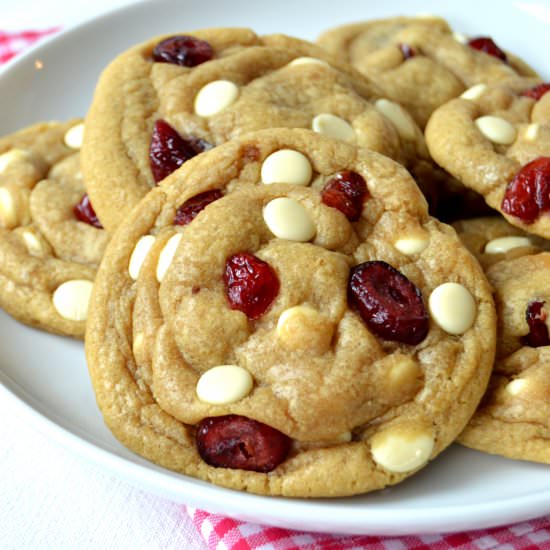 White Choc Cranberry COokies
