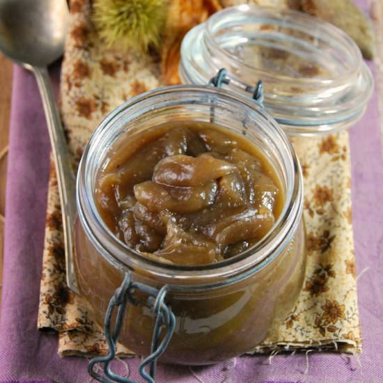 Chestnuts and vanilla spread