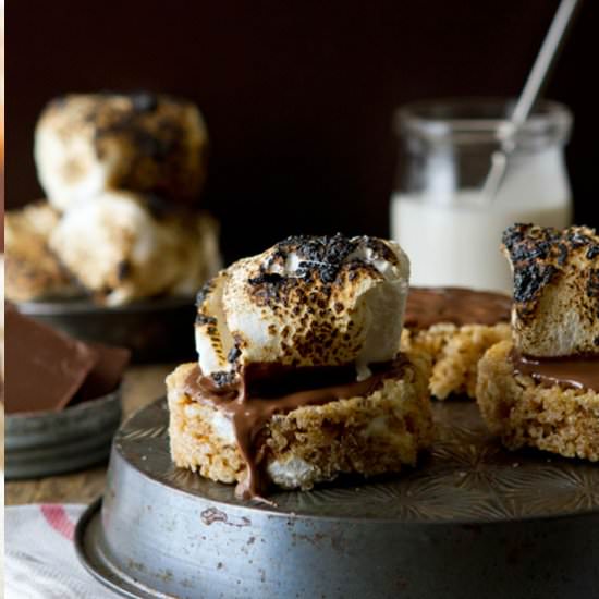 Pumpkin Spice Marshmallow Treats