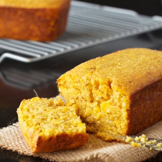 Savory Honey Pumpkin Cornbread