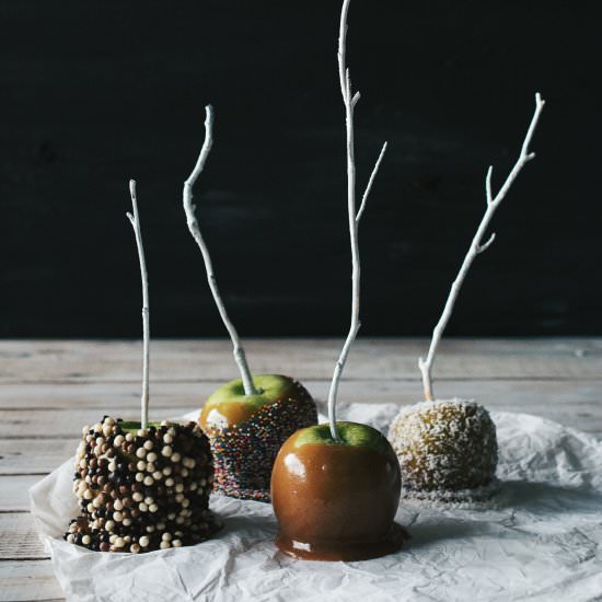Honey Buttermilk Caramel Apples