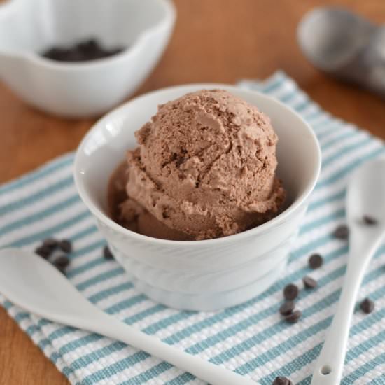 Chocolate Coconut Milk Ice Cream
