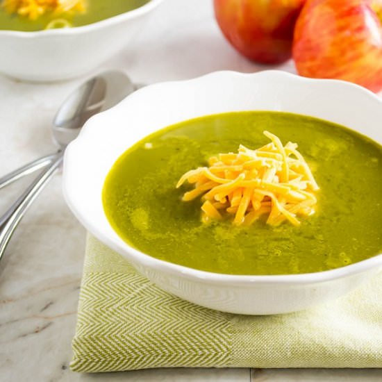 Apple Spinach Soup