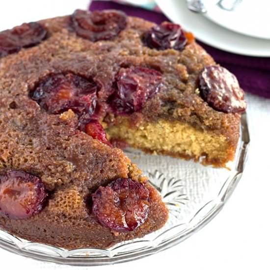 Plum Upside Down Cake