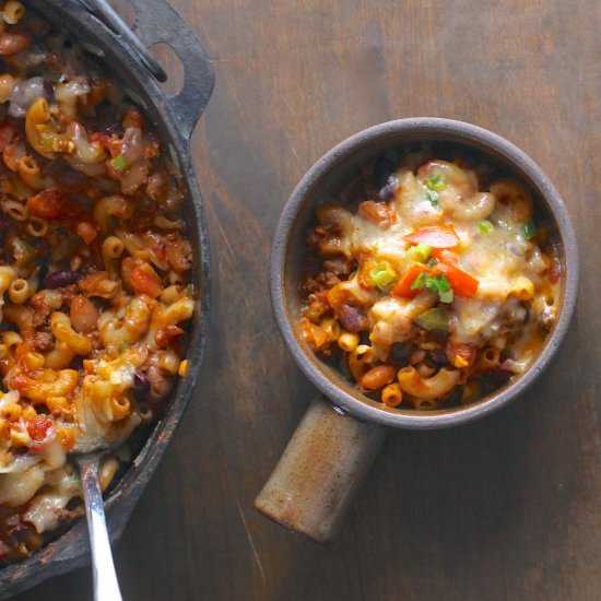 One Pot Chili Mac