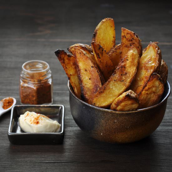Crispy Potato Wedges