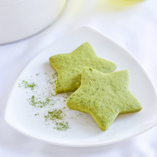 Matcha Green Tea Sugar Cookies