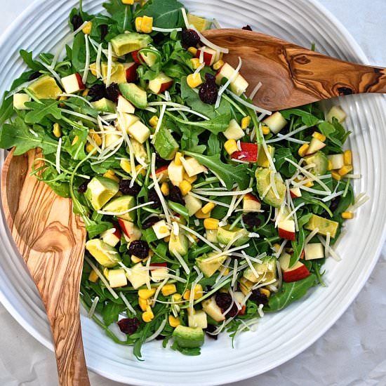 Arugula, Apple, & Avocado Salad
