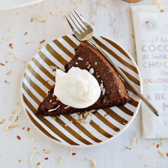 Flourless Chocolate (Coconut) Cake