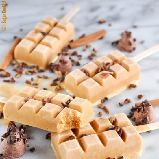 Pumpkin Pie Popsicle Bars