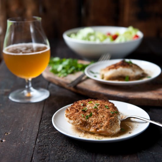 Lemon Pepper Crusted Beer Steamed