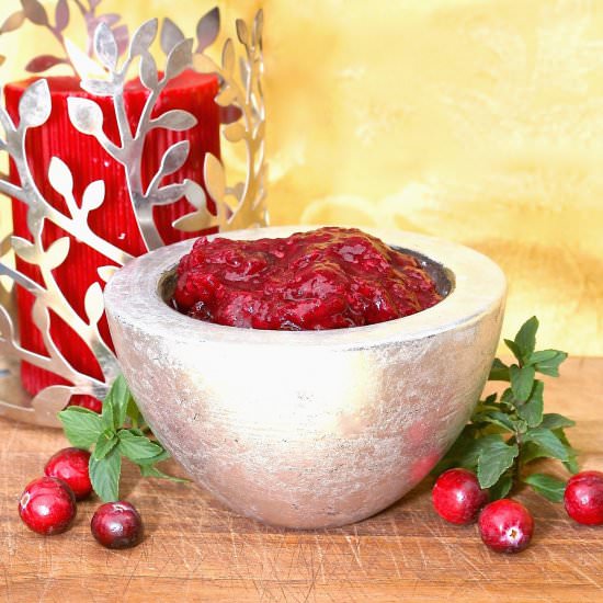 Raspberry Cranberry Sauce