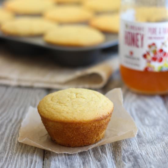 Honey Cornbread Muffins