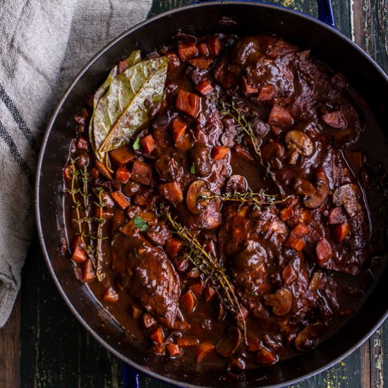 One-Pot 45 Minute Coq au Vin