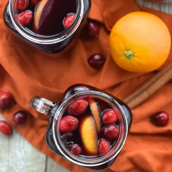 Cranberry Orange Mulled Wine