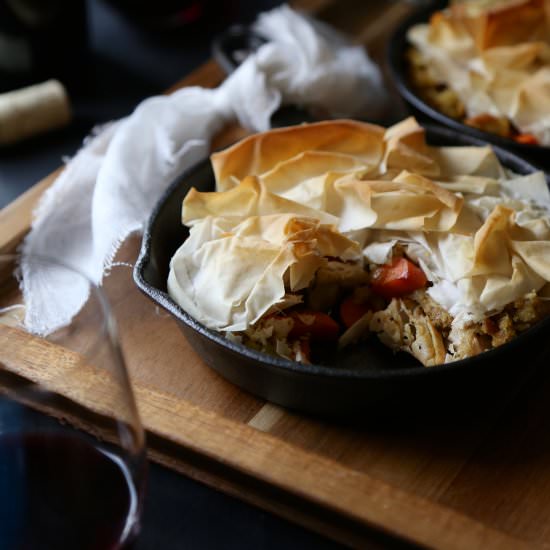 Thanksgiving Skillet Spanakopita