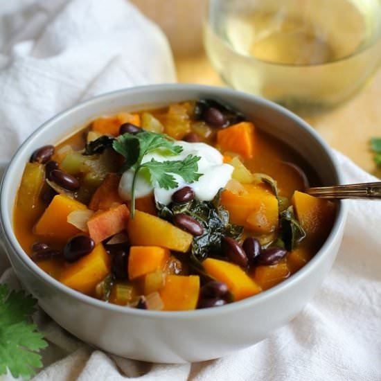 Fall Harvest Vegetarian Chili