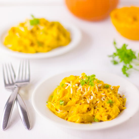 Pumpkin Alfredo Penne Pasta